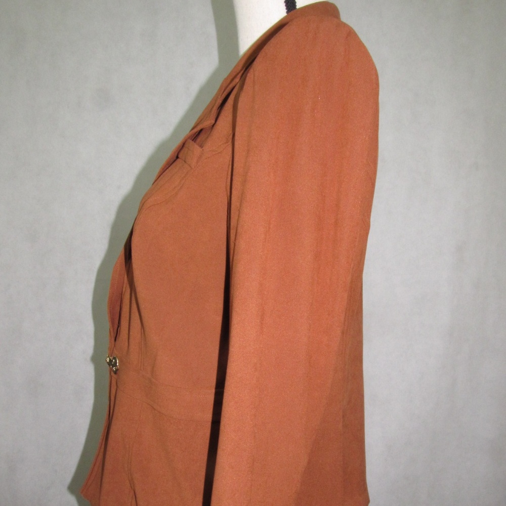 Prophecy Dress Petite Jacket Size 10P Brown Fancy - Picture 6 of 7